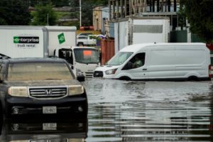 Heavy rain causes flooding in Westchester, New York
