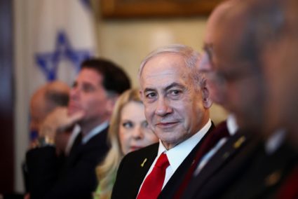 Israeli Prime Minister Benjamin Netanyahu visits the White House in Washington