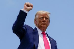 U.S. President Trump departs for Pennsylvania