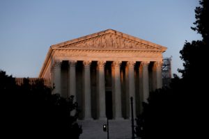 FILE PHOTO: A view of the U.S. Supreme Court in Washington