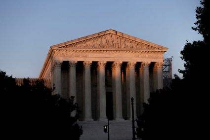 FILE PHOTO: A view of the U.S. Supreme Court in Washington