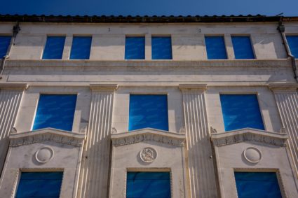 Inside the renovation of the federal reserve building, in Washington, D.C