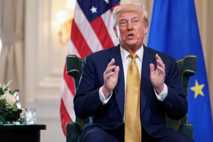 U.S. President Trump visits Scotland