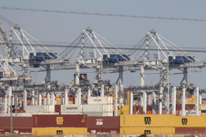 FILE PHOTO: Shipping containters at the Port of Savannah , Georgia, U.S.