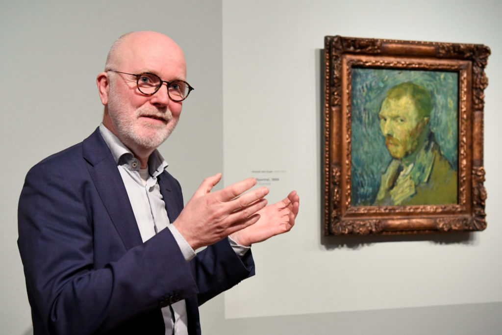 The Van Gogh Museum presents a painting in Amsterdam