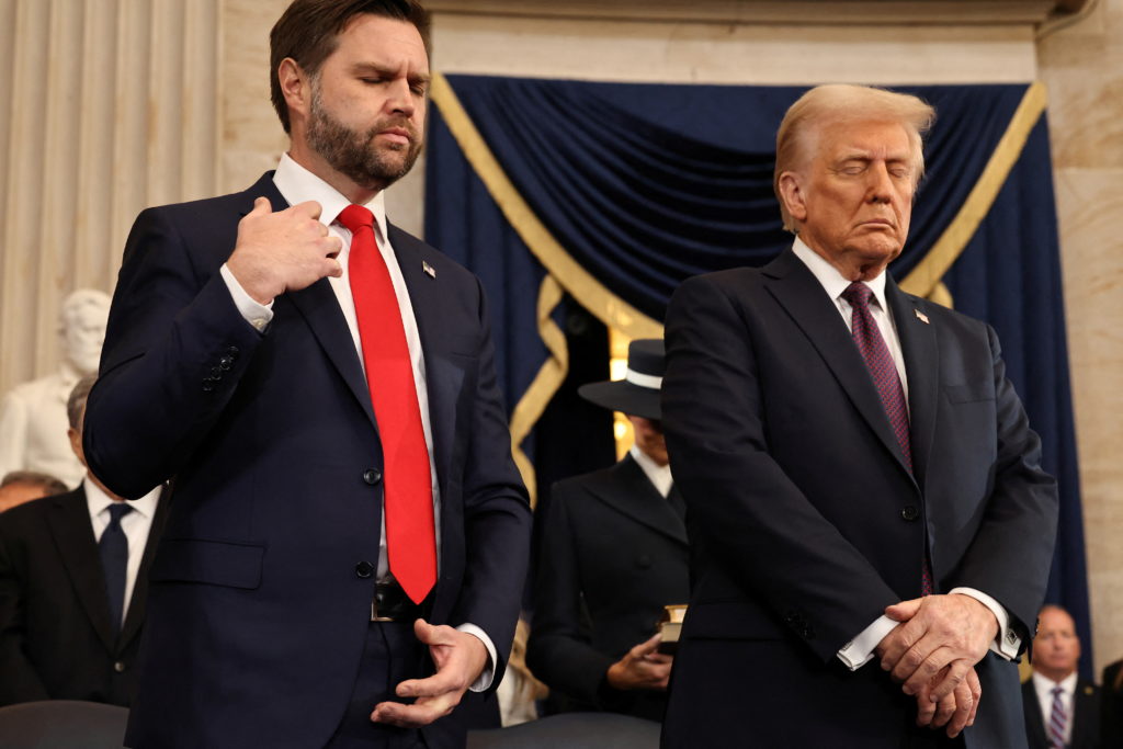 Inauguration ceremony for Trump's second presidential term
