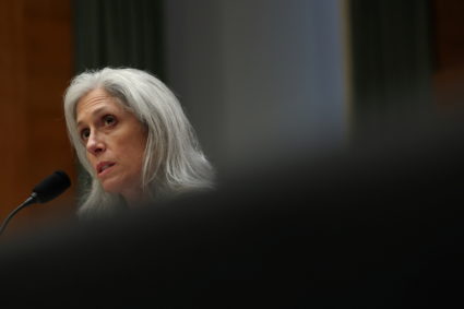 U.S. Senate Health Committee holds confirmation hearing for Trump's nominee for CDC director in Washington