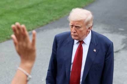 U.S. President Donald Trump at the White House in Washington