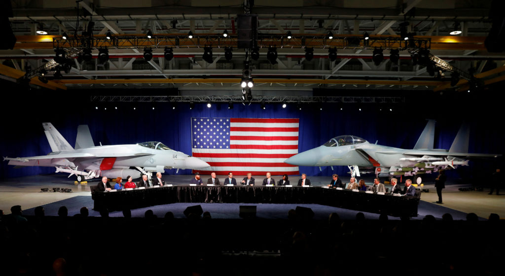 FILE PHOTO: Boeing in St. Louis, Boeing, Missouri