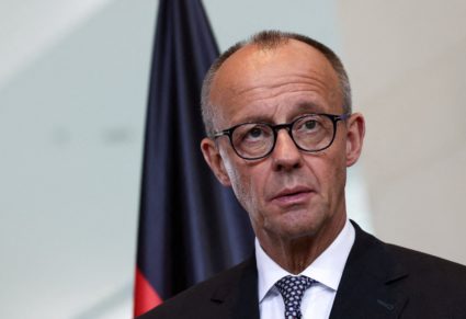 FILE PHOTO: Germany's Merz meets Jordan's King Abdullah in Berlin