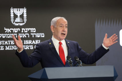 Israeli Prime Minister Benjamin Netanyahu's press conference in Jerusalem