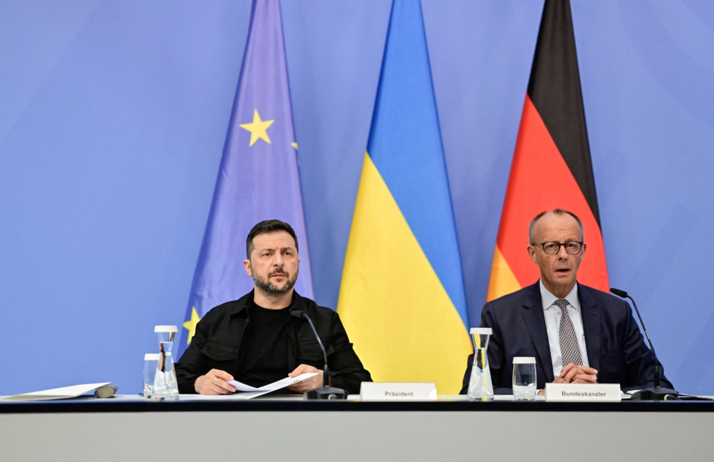 Western leaders discuss Ukraine war before Trump meeting with Putin