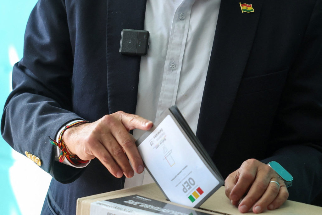 Bolivia holds a general election