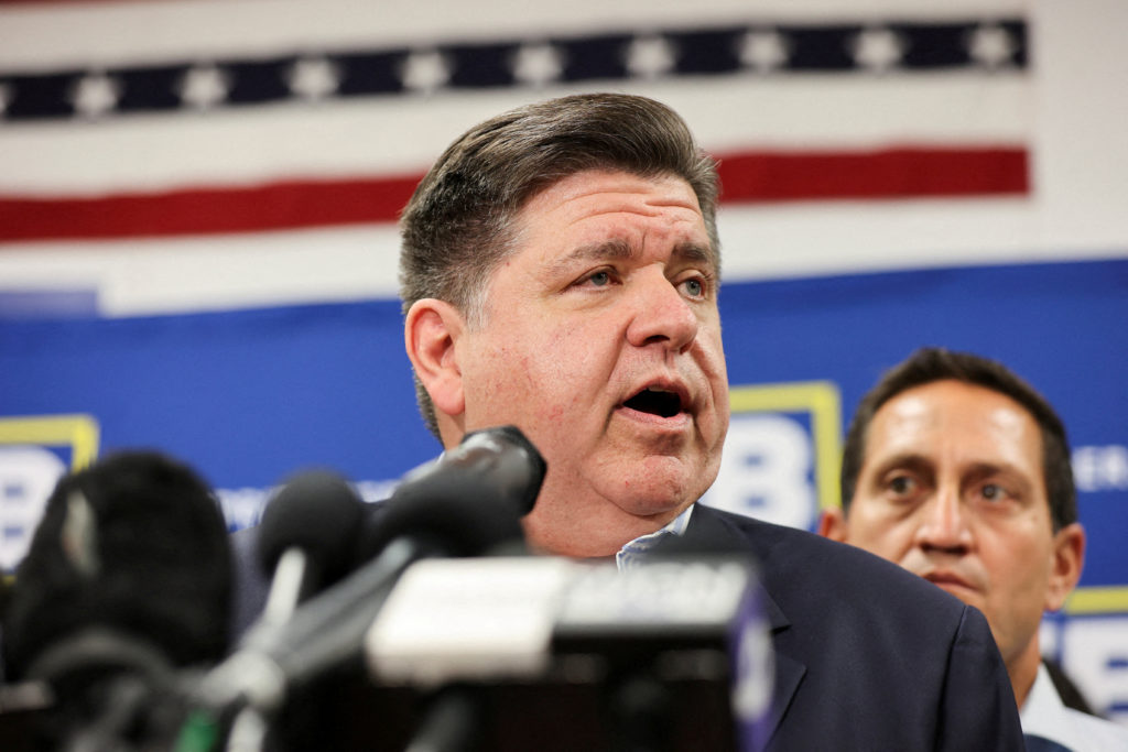 Guard not needed in Chicago, Pritzker tells AP during tour of city to counter Trump’s crime claims