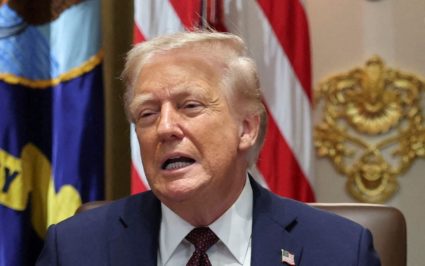 U.S. President Trump holds a cabinet meeting at the White House in Washington