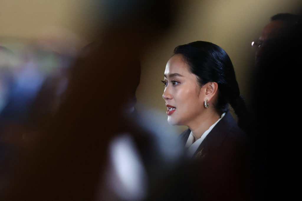 Thai Constitutional Court removes PM Shinawatra from office, in Bangkok