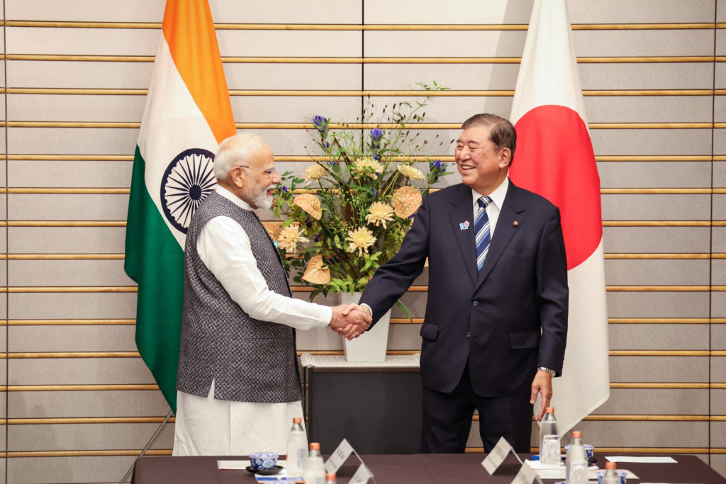 India's Prime Minister Modi visits Japan