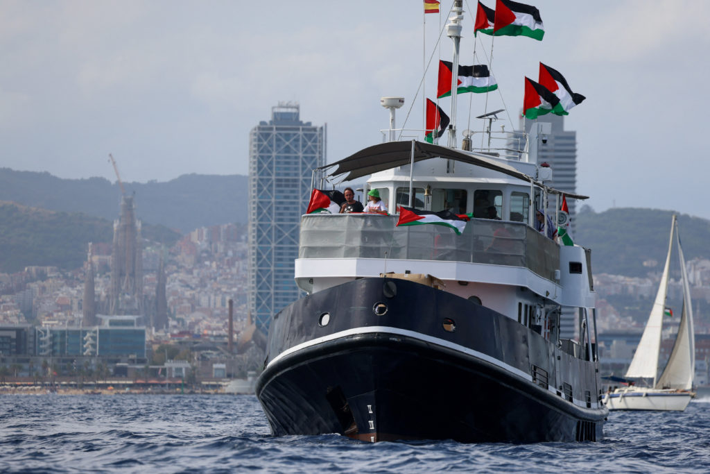 Humanitarian flotilla including Greta Thunberg departs for Gaza from Spain