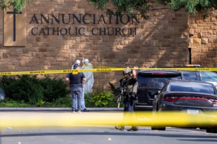 Shooting at Annunciation Church, which is also home to an elementary school, in Minneapolis