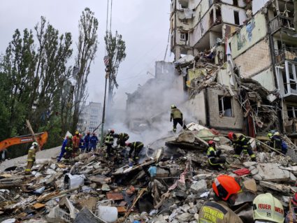 Kyiv mourns after deadliest attack in a year kills 31 people in Ukraine, including 5 children