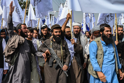 AFGHANISTAN-TALIBAN-POLITICS-ANNIVERSARY