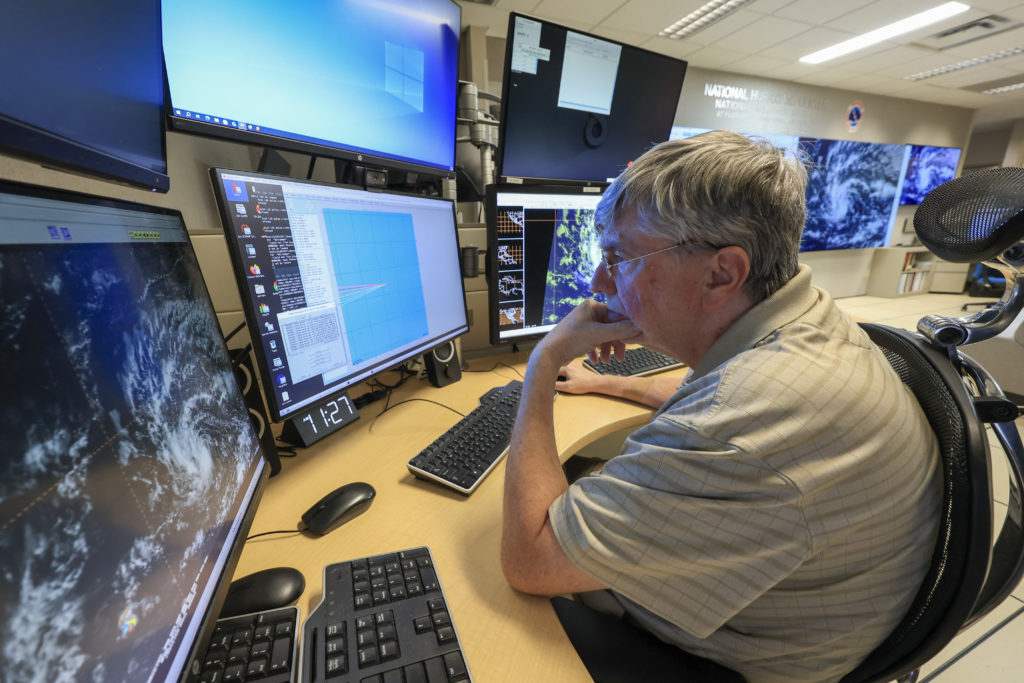 National Hurricane Center Monitors Tropical Storm Erin