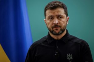 FILE PHOTO: Ukrainian President Zelenskiy shares iftar with Ukrainian Muslim soldiers in Kyiv