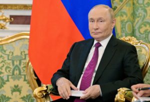 Russian President Vladimir Putin meets UAE President Sheikh Mohammed bin Zayed Al Nahyan in Moscow
