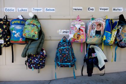A generation of children who learned to write with their thumbs are now going old school in California