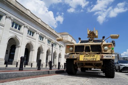 U.S. President Trump deploys the National Guard and federalizes the Metropolitan Police Department, in Washington, D.C.