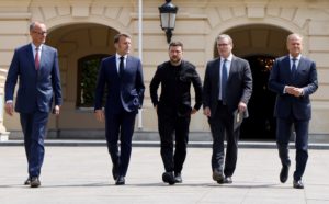 Meeting of European leaders, in Kyiv