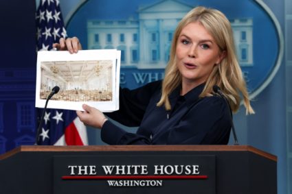 Press briefing at the White House in Washington, D.C.