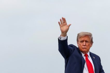 U.S. President Trump meets with Russian President Putin in Alaska