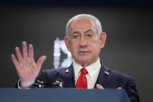 Israeli Prime Minister Benjamin Netanyahu's press conference in Jerusalem
