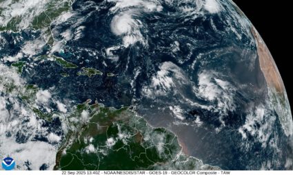 Hurricane Gabrielle rapidly intensifies into a Category 3 storm in the Atlantic, is staying away from land