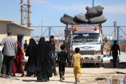 Families prepare to leave al-Hol refugee camp back to their hometowns