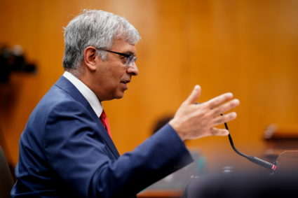 Senate Appropriations Committee hearing on U.S. President Donald Trump's budget request for the NIH, on Capitol Hill in Wa...