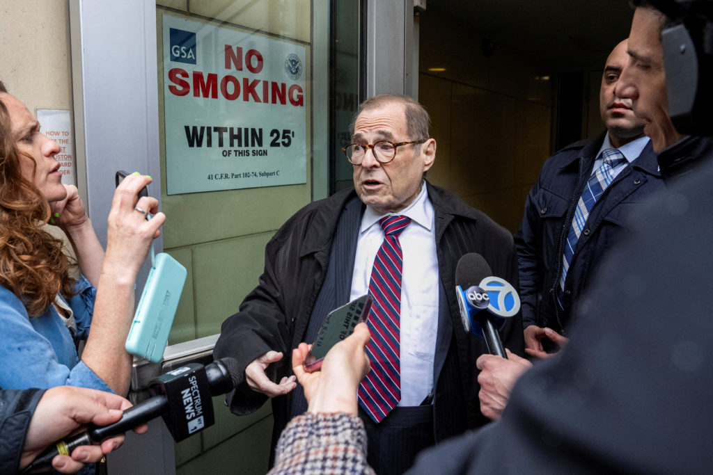 FILE PHOTO: Longtime US Democratic congressman Jerry Nadler won't seek re-election - NYT