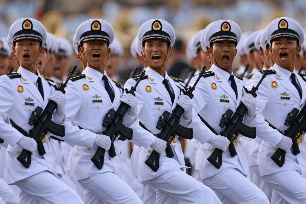 PHOTOS: China's military parade reveals new hypersonic missiles, drone submarines and ICBMs | PBS News