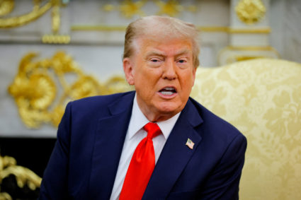 WATCH: Trump again calls Epstein case a 'hoax' as survivors demand accountability