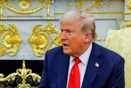 U.S. President Donald Trump meets Polish President Karol Nawrocki in Washington