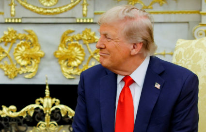 U.S. President Donald Trump meets Polish President Karol Nawrocki in Washington