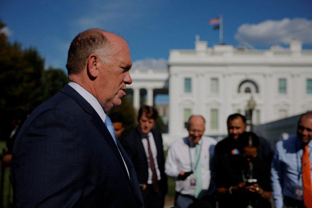 White House border czar Tom Homan is interviewed in Washington