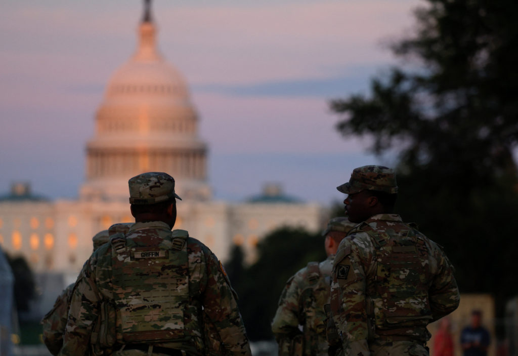 U.S. President Donald Trump deploys National Guard in Washington