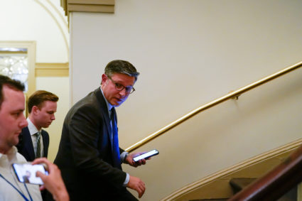U.S. House Speaker Mike Johnson (R-LA) in Washington