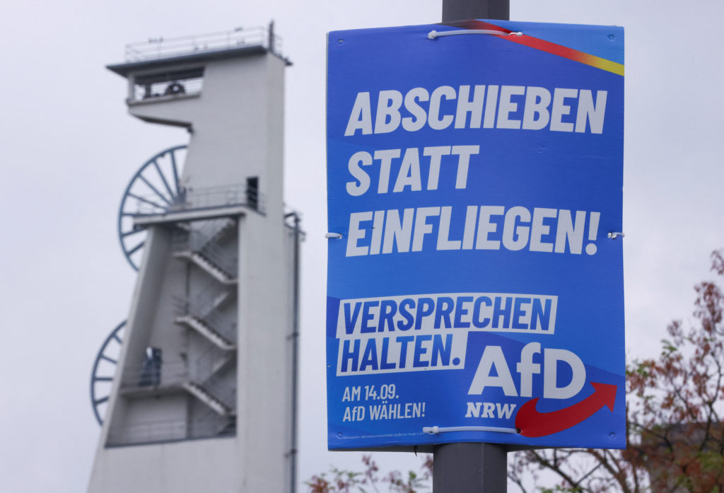 Gelsenkirchen ahead of the local elections in the German federal state of North Rhine-Westphalia