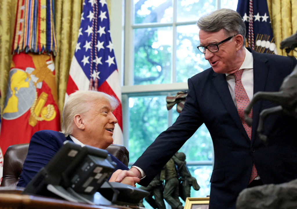 FILE PHOTO: U.S. President Trump announces trade deal with the U.K. at the White House in Washington