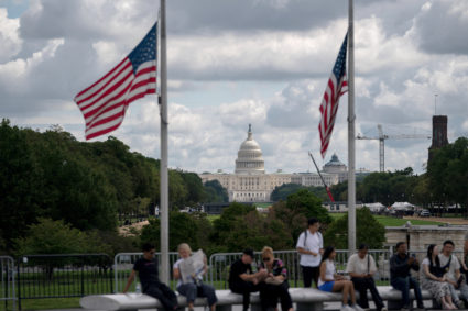 Flags in Washington lowered after Charlie Kirk is fatally shot at Utah Valley University