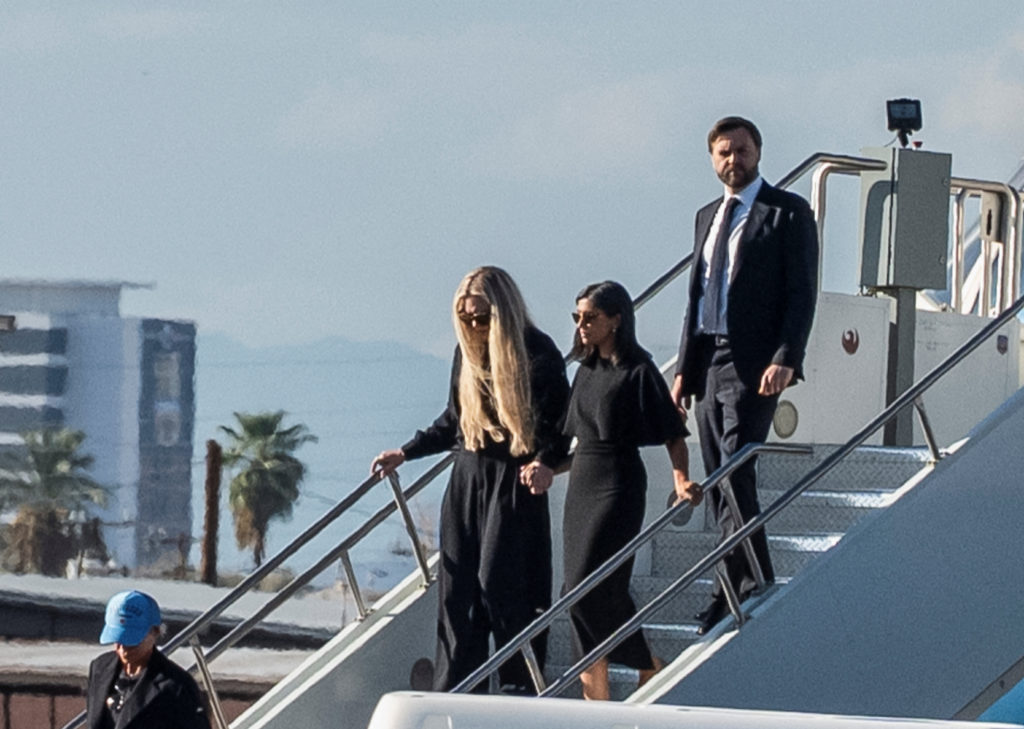 The body of slain conservative activist Charlie Kirk is transported aboard Air Force Two