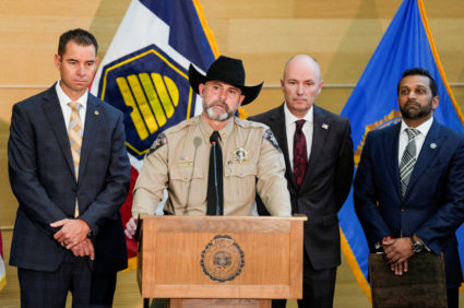 Press conference announcing details on the suspect in the shooting of U.S. conservative commentator Charlie Kirk, in Orem